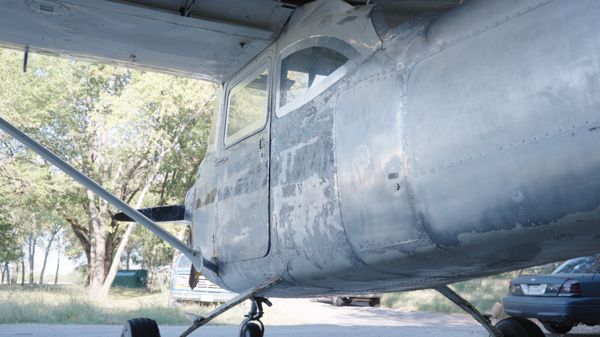 N35715 stripped — three-quarter view, ready for prep