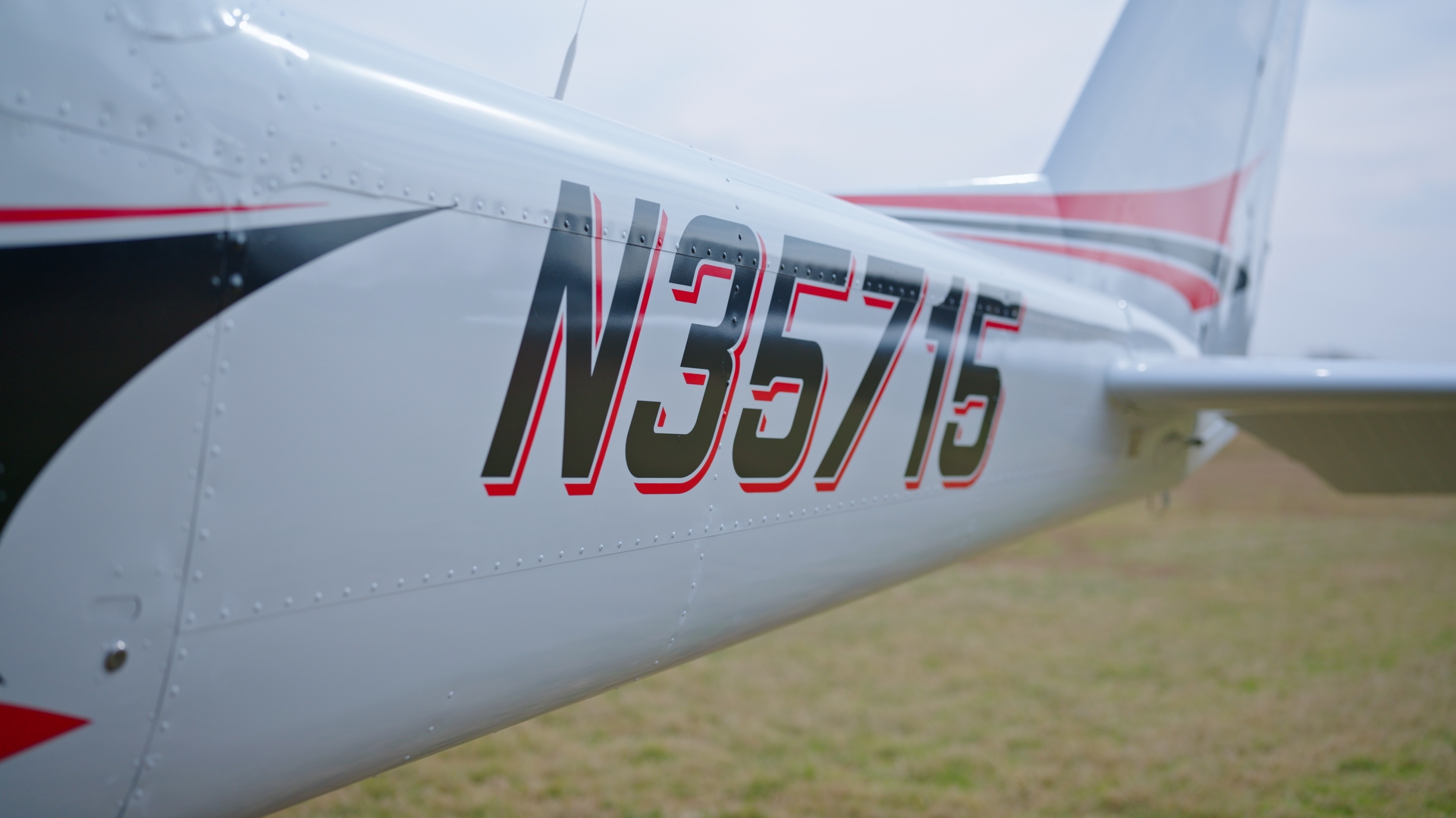 N35715 finished — registration numbers applied